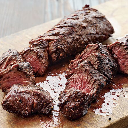 Garlic Marinated Hanger Steak
