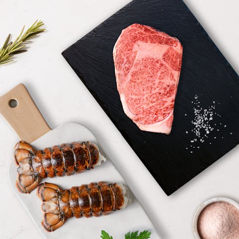 Image of A5 Wagyu Surf & Turf